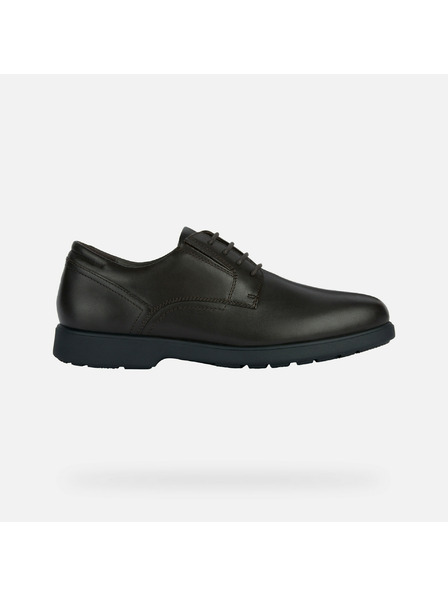 Geox Pantofi eleganți maro închis pentru bărbați Geox Spherica EC11 Wide