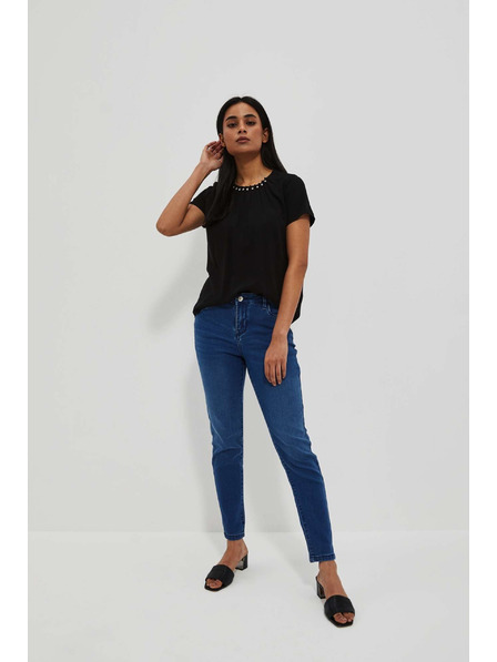Moodo Jeans pentru femei Moodo – albastru închis