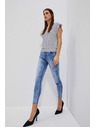 Moodo Jeans pentru femei Moodo – albastru închis