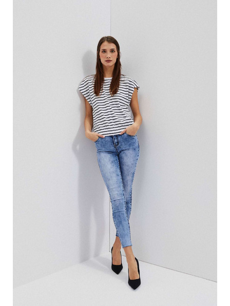 Moodo Jeans pentru femei Moodo – albastru închis