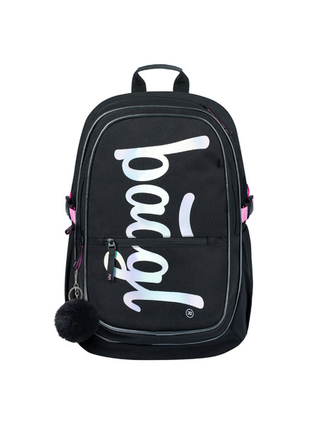 BAAGL  Ghiozdan școlar BAAGL Core Metalic Holo