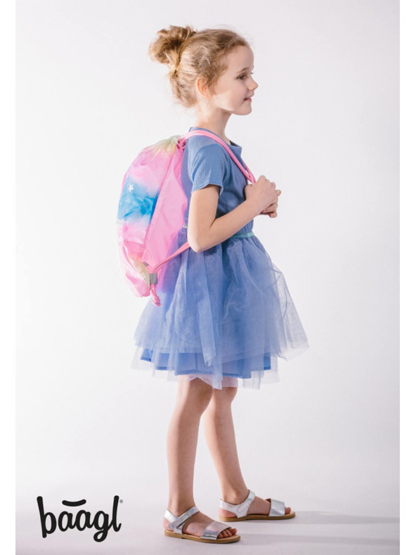 BAAGL  BAAGL Sac cu buzunar Rainbow Unicorn