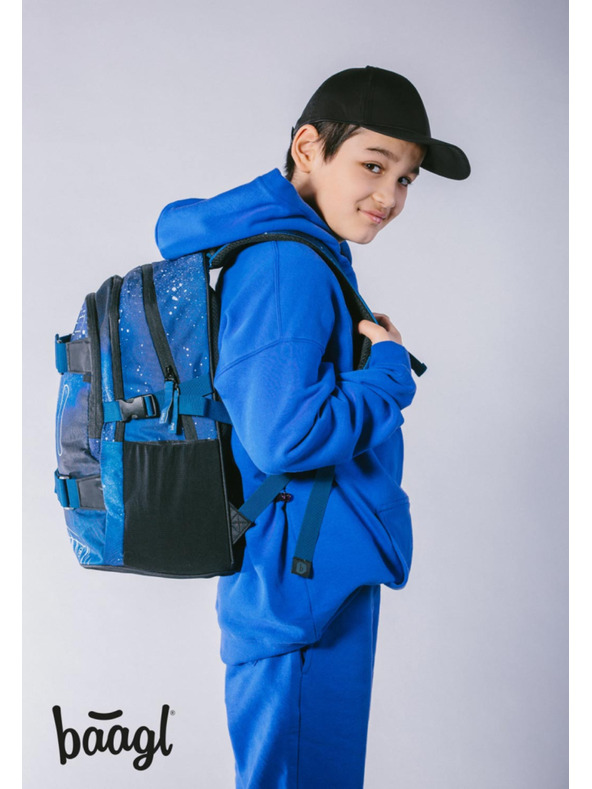 BAAGL  BAAGL 3 SET Skate Steel: rucsac, penar, sac