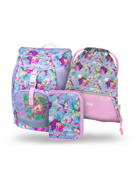 BAAGL  BAAGL 3 SET Airy Colibri: rucsac, penar, sac