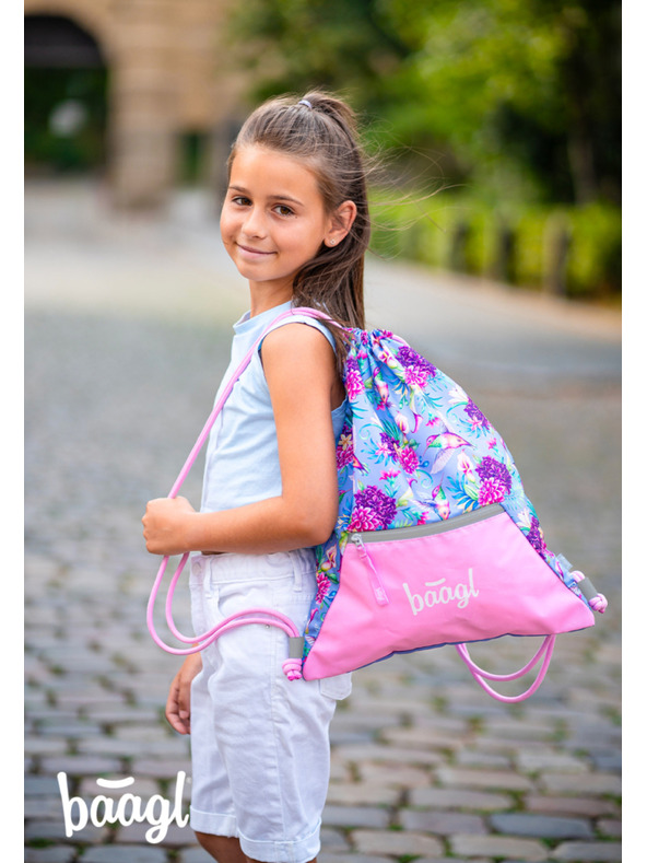 BAAGL  BAAGL 3 SET Airy Colibri: rucsac, penar, sac