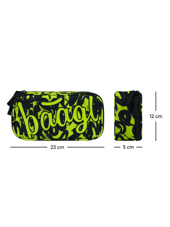 BAAGL  BAAGL SET 3 Core Lime: rucsac, penar, sac