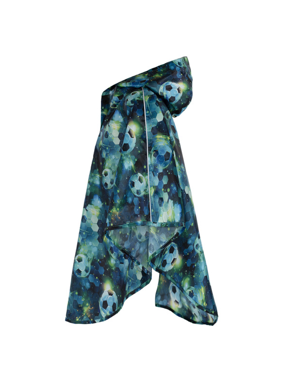 BAAGL  BAAGL Pelerină de ploaie tip poncho pentru exterior Fotbal, mărimea M (130-150 cm)