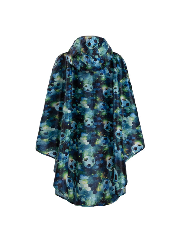 BAAGL  BAAGL Pelerină de ploaie tip poncho pentru exterior Fotbal, mărimea M (130-150 cm)