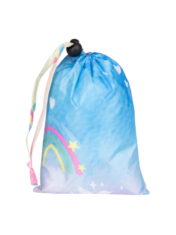 BAAGL  BAAGL Pelerină de ploaie tip poncho pentru exterior Unicorn, mărimea XS (90-110 cm)