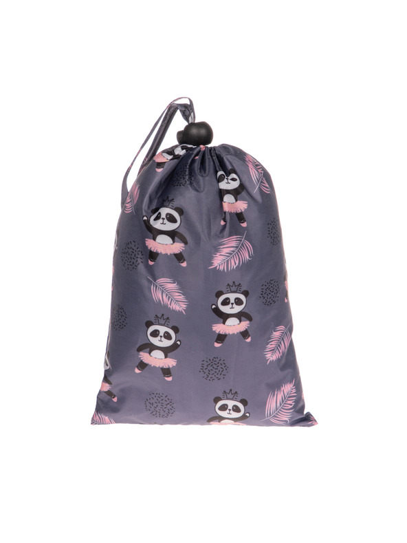 BAAGL  BAAGL Pelerină de ploaie tip poncho pentru exterior Panda, mărimea S (110-130 cm)