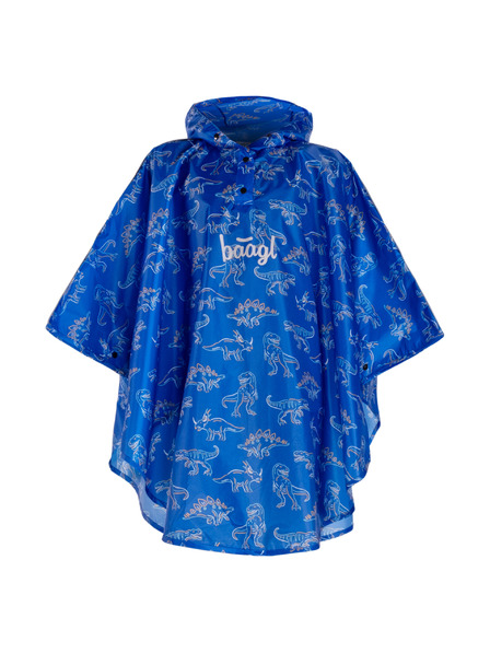 BAAGL  BAAGL Pelerină de ploaie tip poncho pentru exterior Dino, mărimea XS (90-110 cm)