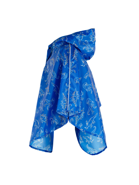 BAAGL  BAAGL Pelerină de ploaie tip poncho pentru exterior Dino, mărimea XS (90-110 cm)