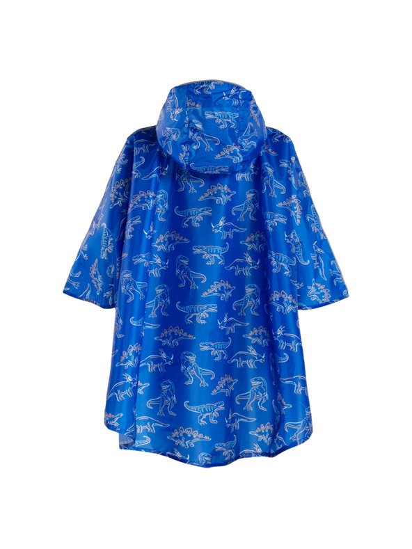 BAAGL  BAAGL Pelerină de ploaie tip poncho pentru exterior Dino, mărimea XS (90-110 cm)