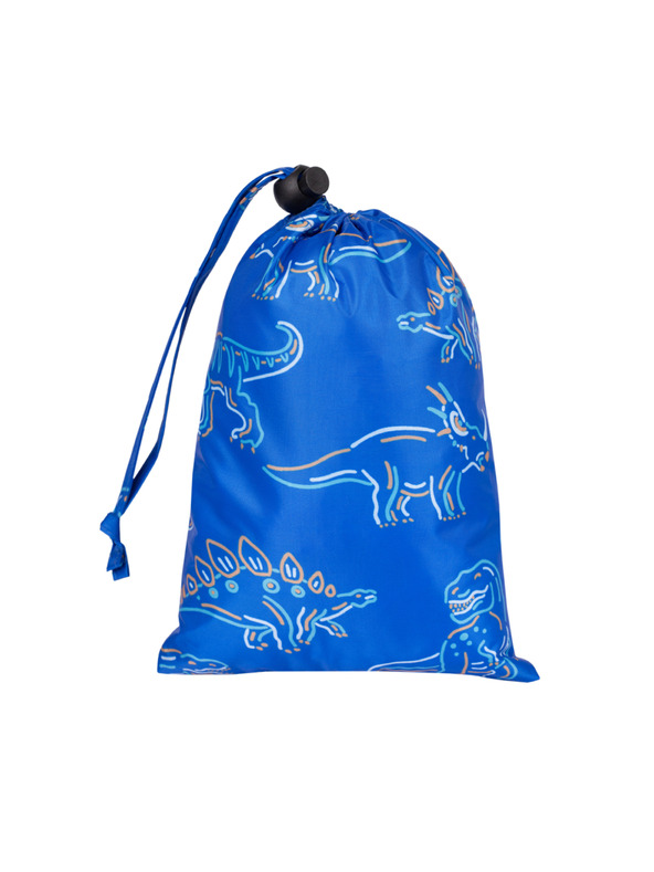 BAAGL  BAAGL Pelerină de ploaie tip poncho pentru exterior Dino, mărimea XS (90-110 cm)