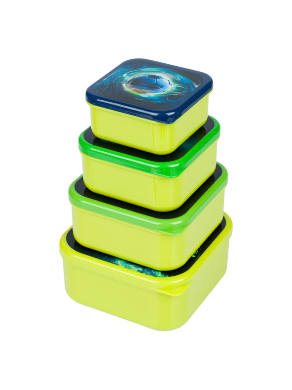 BAAGL  BAAGL Cutie pentru Gustări 4 în 1 Fotbal