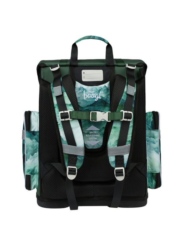 BAAGL  BAAGL SET 3 Ergonomic Dino: ghiozdan, penar, sac