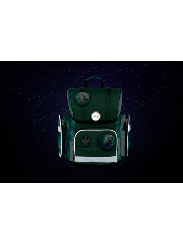 BAAGL  BAAGL SET 3 Ergonomic Dino: ghiozdan, penar, sac