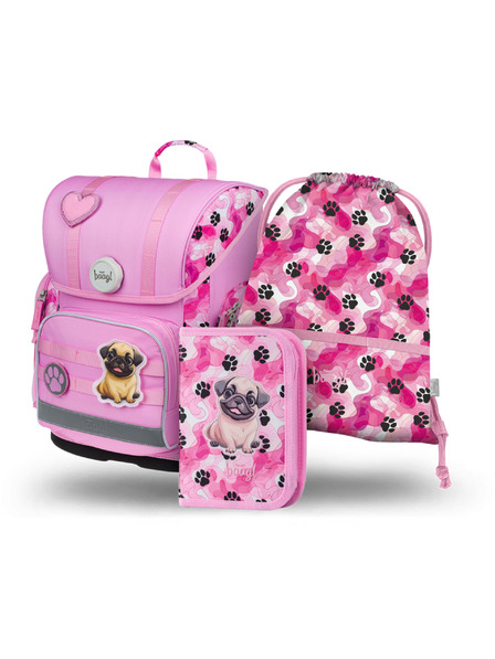 BAAGL  BAAGL SET 3 Ergo Tlapky: ghiozdan, penar, sac