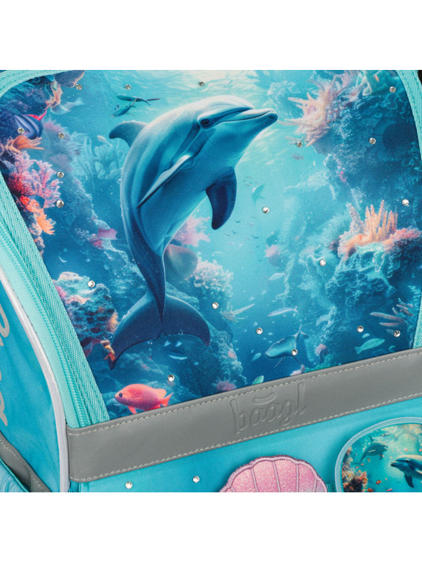 BAAGL  Ghiozdan școlar BAAGL Zippy Delfin