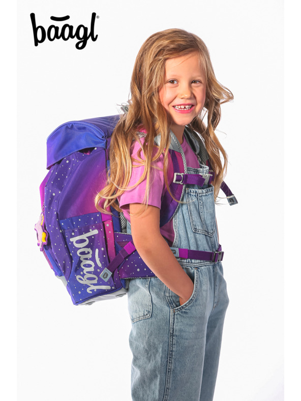 BAAGL  Ghiozdan școlar BAAGL Airy Cai inimă