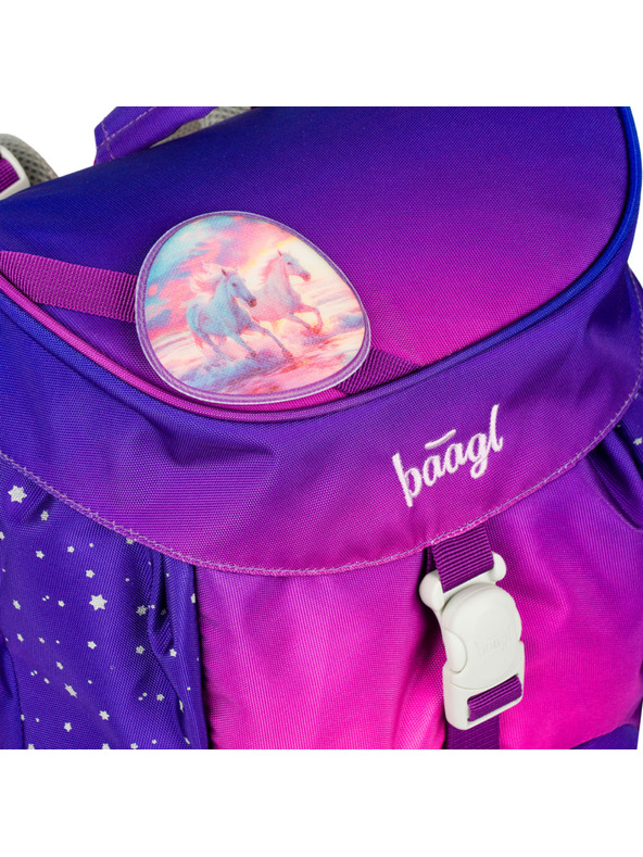 BAAGL  Ghiozdan școlar BAAGL Airy Cai inimă