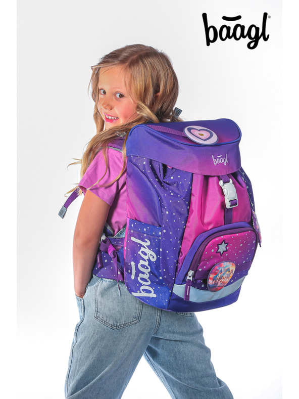 BAAGL  BAAGL SET 3 AIRY Cai inimă: rucsac, penar, sac