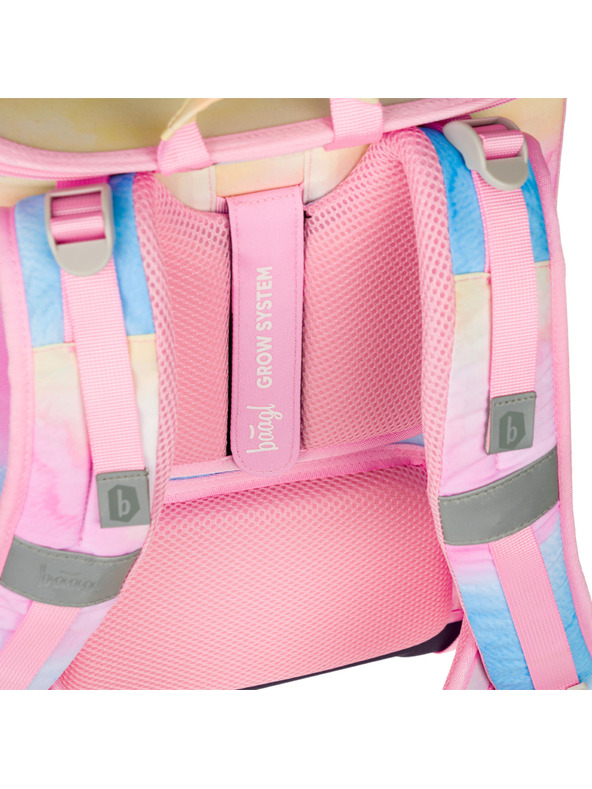 BAAGL  Ghiozdan școlar BAAGL Zippy plus Unicorn curcubeu