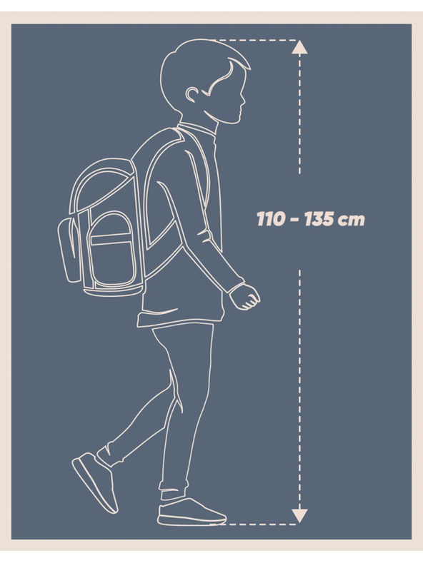 BAAGL  BAAGL Ghiozdan Şcolar Zippy plus Pixel Space