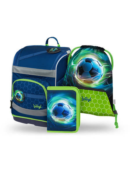 BAAGL  BAAGL SET 3 Zippy plus Minge de Fotbal: ghiozdan, penar, sac