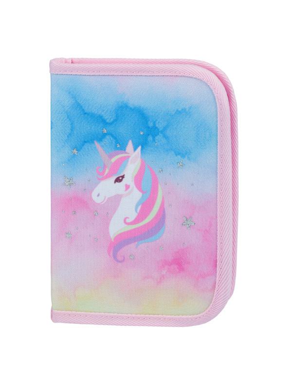 BAAGL  BAAGL SET 3 Zippy plus Unicorn curcubeu: ghiozdan, penar, sac