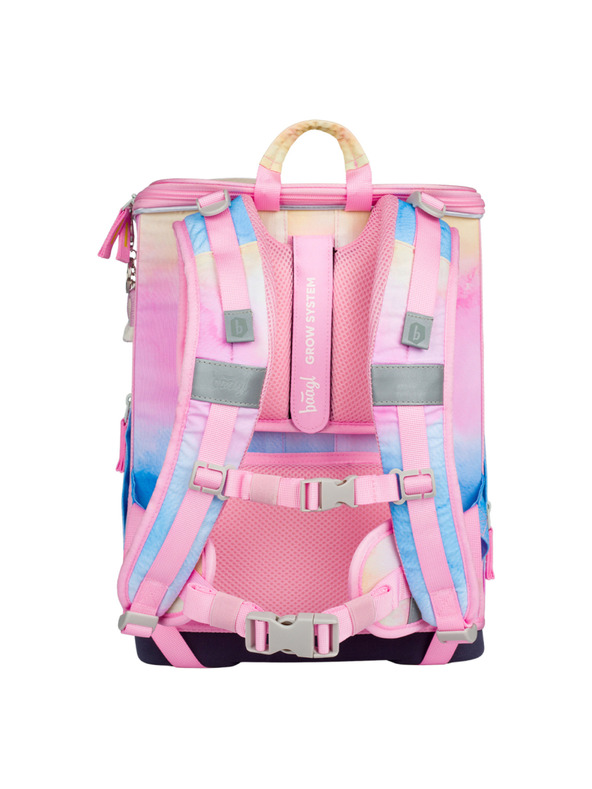 BAAGL  BAAGL SET 3 Zippy plus Unicorn curcubeu: ghiozdan, penar, sac