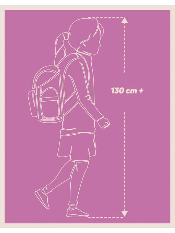 BAAGL  BAAGL Rucsac Şcolar Core Lavender