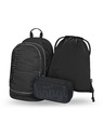 BAAGL  BAAGL SET 3 Core Uni negru: rucsac, penar, sac
