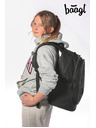 BAAGL  BAAGL SET 3 Core Uni negru: rucsac, penar, sac