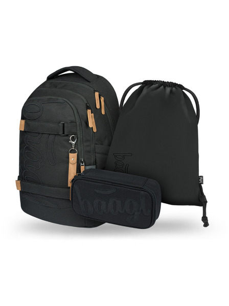 BAAGL  BAAGL SET 3 Skate max Darkness: rucsac, penar, sac