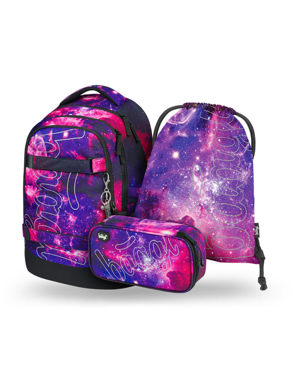 BAAGL  BAAGL SET 3 Skate max Galaxy: rucsac, penar, sac