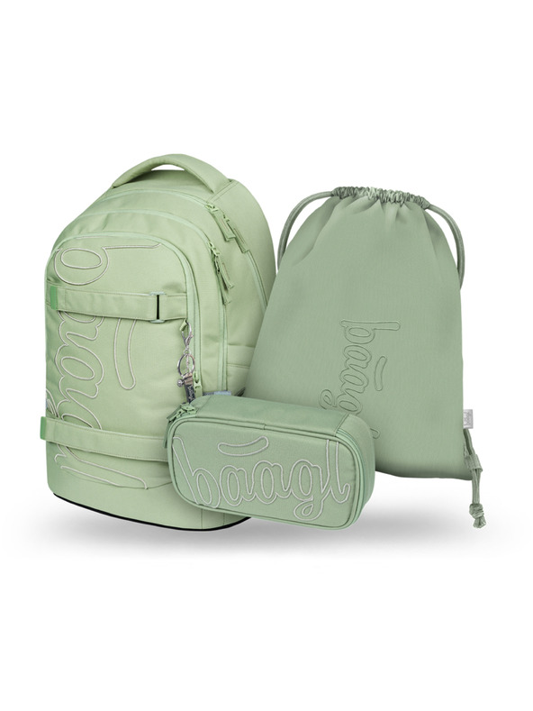 BAAGL  BAAGL SET 3 Skate max Mentol: rucsac, penar, sac