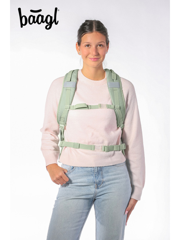 BAAGL  BAAGL SET 3 Skate max Mentol: rucsac, penar, sac