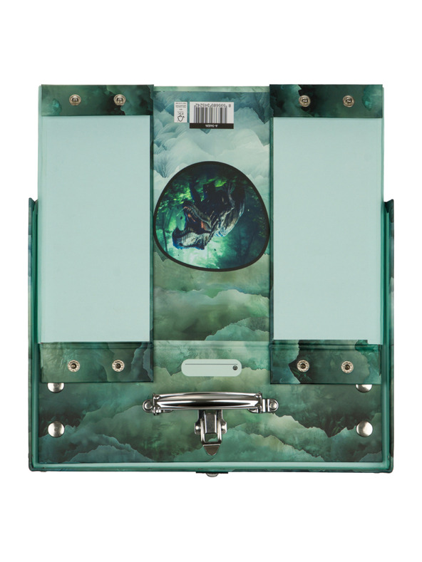 BAAGL  BAAGL Servietă școlară pliabilă Dino cu feronerie