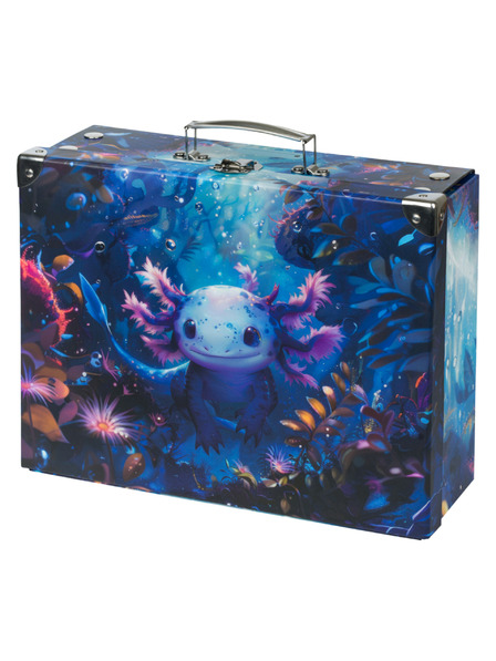 BAAGL  BAAGL Geantă școlară pliabilă Axolotl cu feronerie