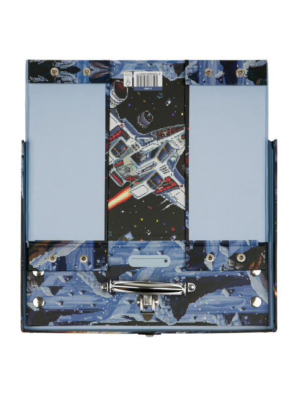 BAAGL  BAAGL Pliere ghiozdan şcolar Pixel Space cu hardware