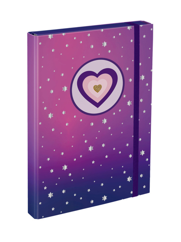 BAAGL  BAAGL Mapă pentru caiete școlari A4 Cai inimă