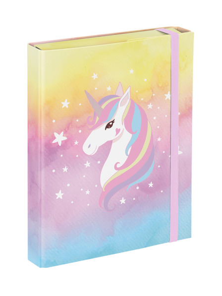 BAAGL  BAAGL Mapă pentru caiete școlari A5 Rainbow Unicorn