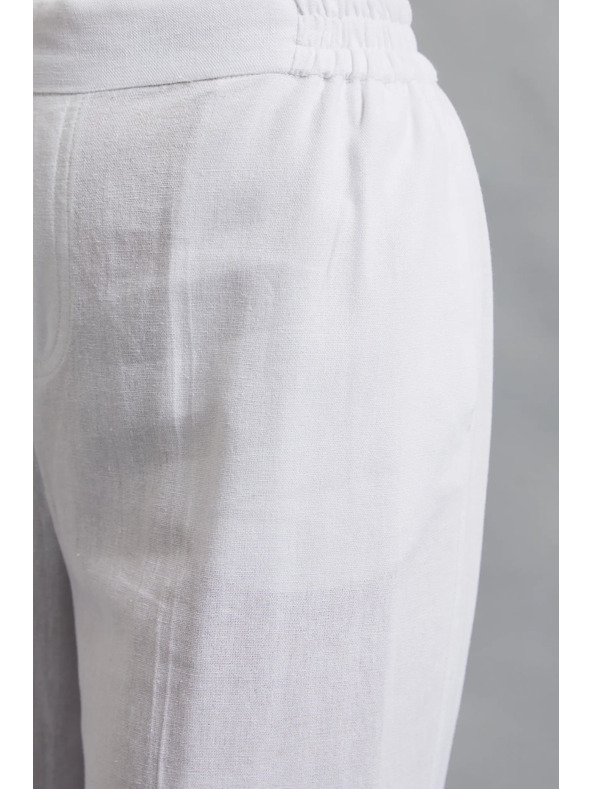 Moodo Pantaloni albi largi