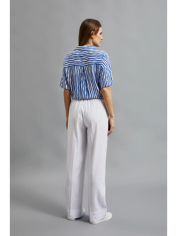 Moodo Pantaloni albi largi