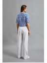 Moodo Pantaloni albi largi