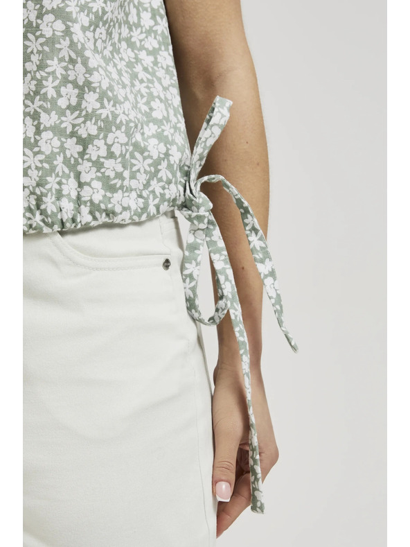 Moodo Bluză cu model pentru legat