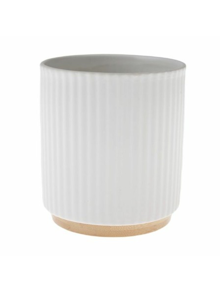 Casa de Engel Ghiveci ceramic cu suport de bambus, 0/18