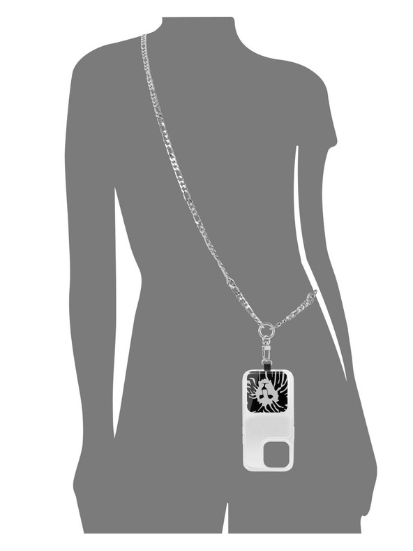 Anne Klein Lanț metalic crossbody argintiu pentru telefon Anne Klein WK/4023SVSV