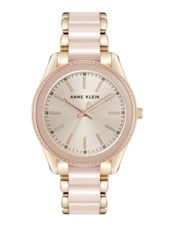 Anne Klein Ceas de damă rotund Anne Klein AK/3214LPRG